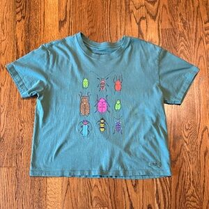 Life is Good Bug Boxy Crusher Tee - Medium